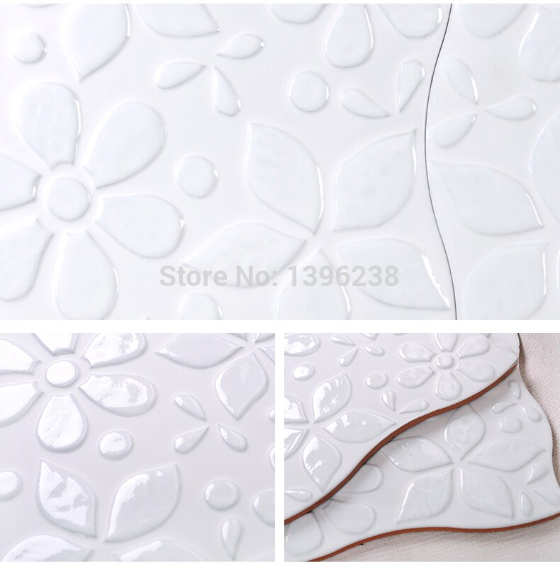 LSTCZ254,  folwer Ÿ,    Ÿ,    Ÿ/LSTCZ254,white folwer tiles,flower pattern ceramic tiles,white ceramic tiles for wall